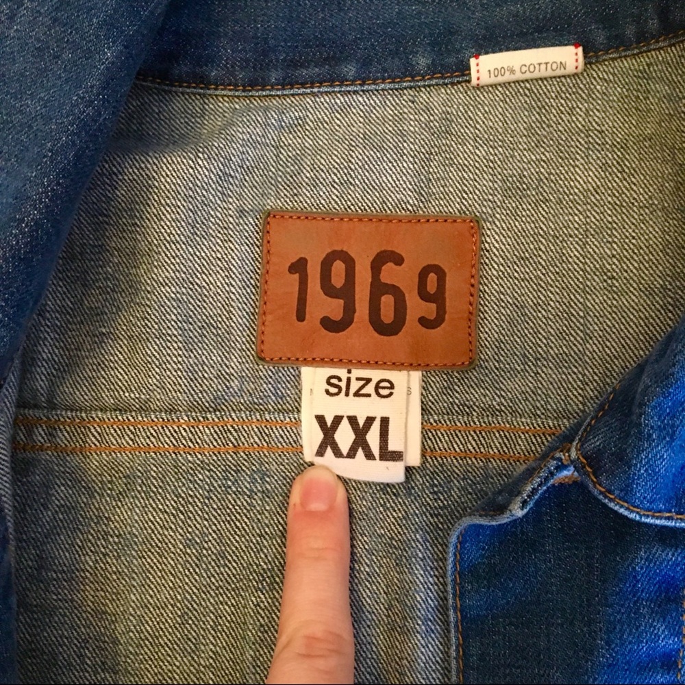 Gap 1969 Classic Blue Oversized Denim Jacket - Picture 5 of 8